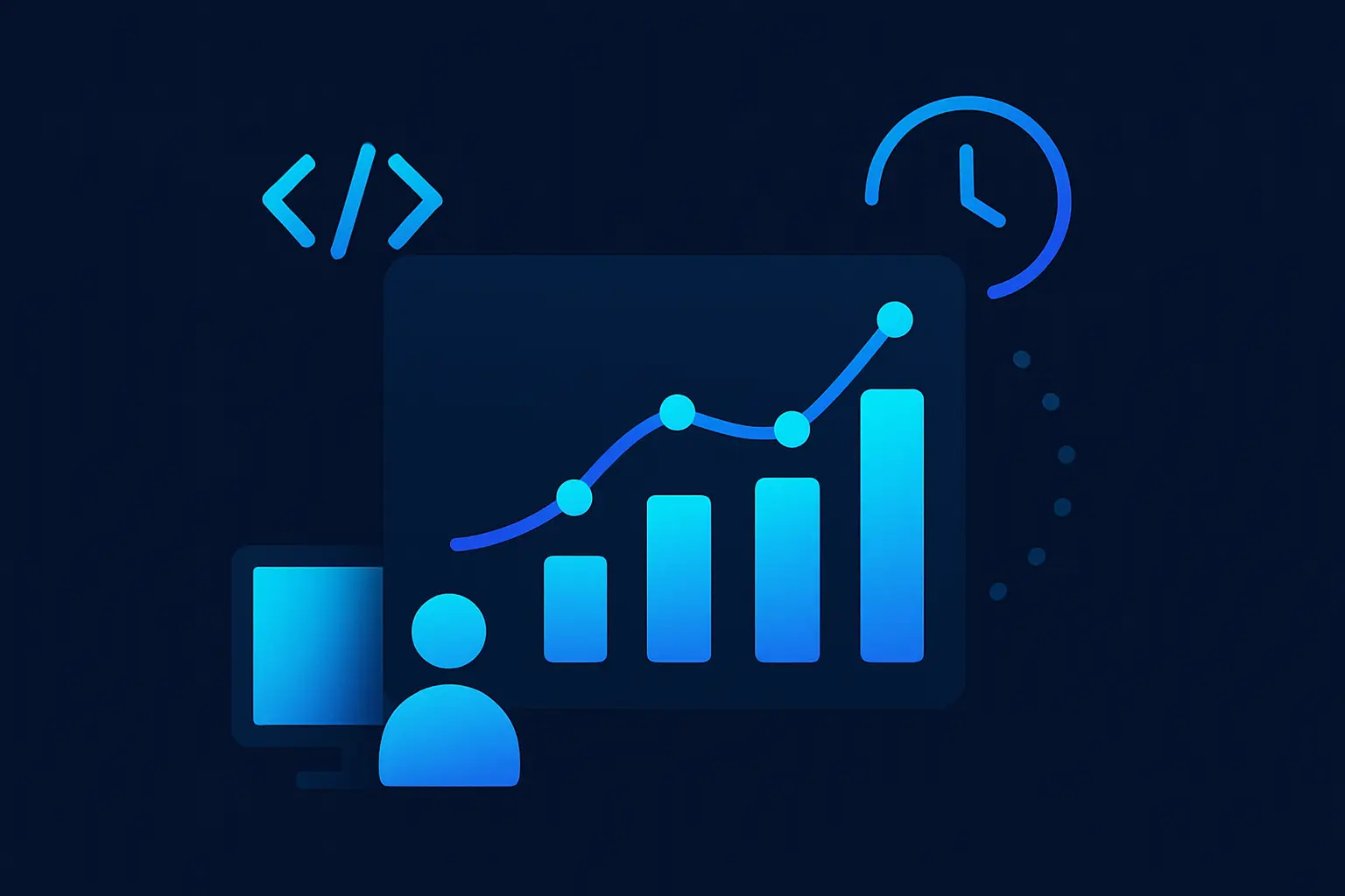 Graph chart showing engagement levels across different posting times