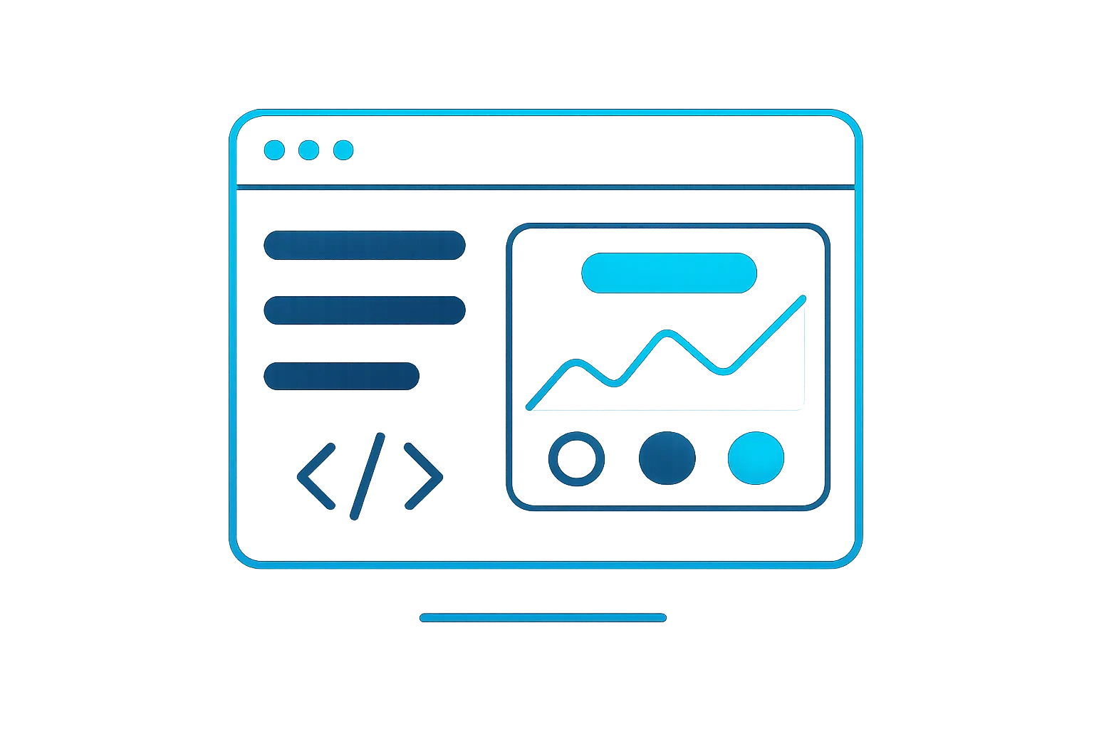 Illustration of a user interface with transparent ad statistics display.