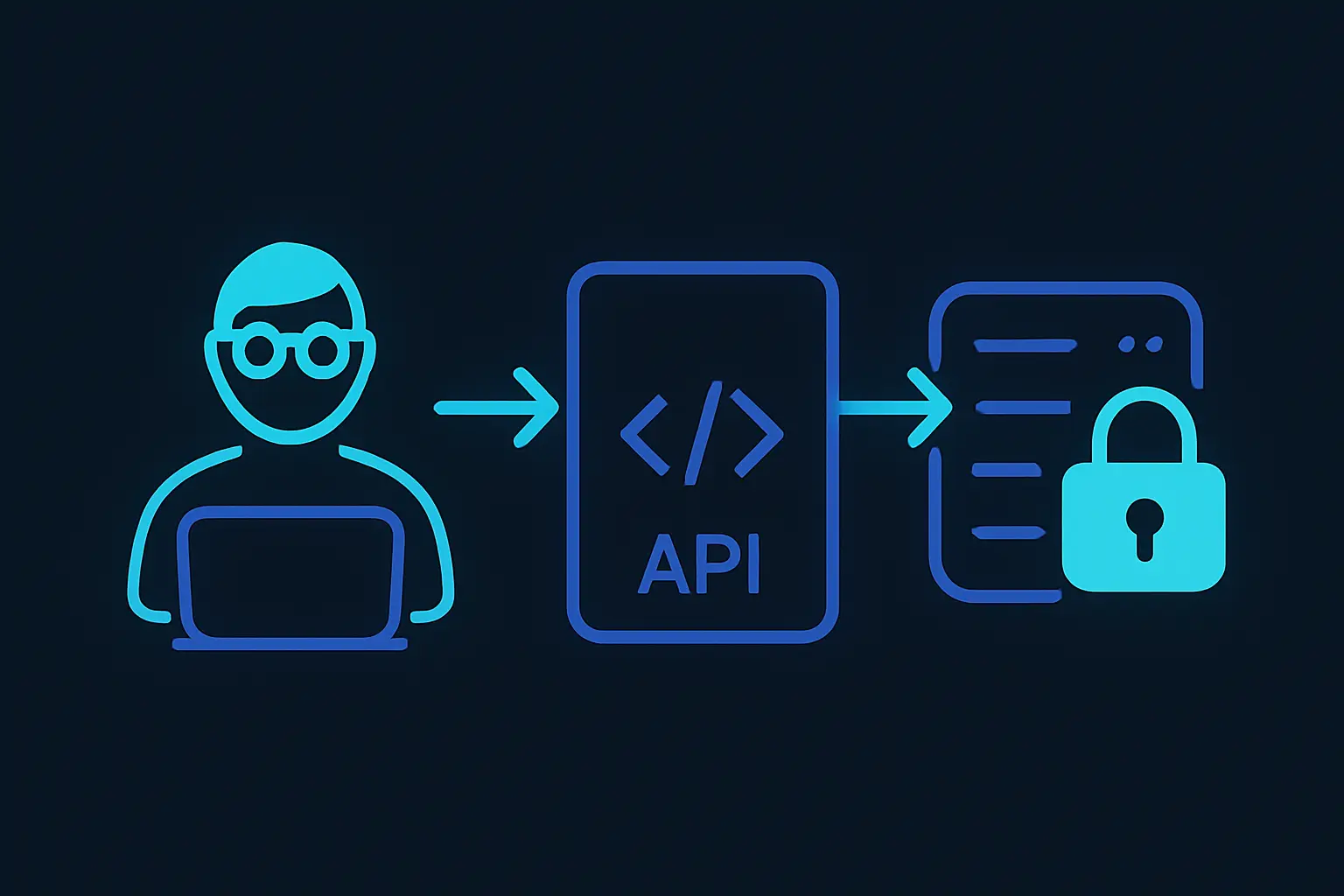 Diagram showing a secure API call process via Captapi