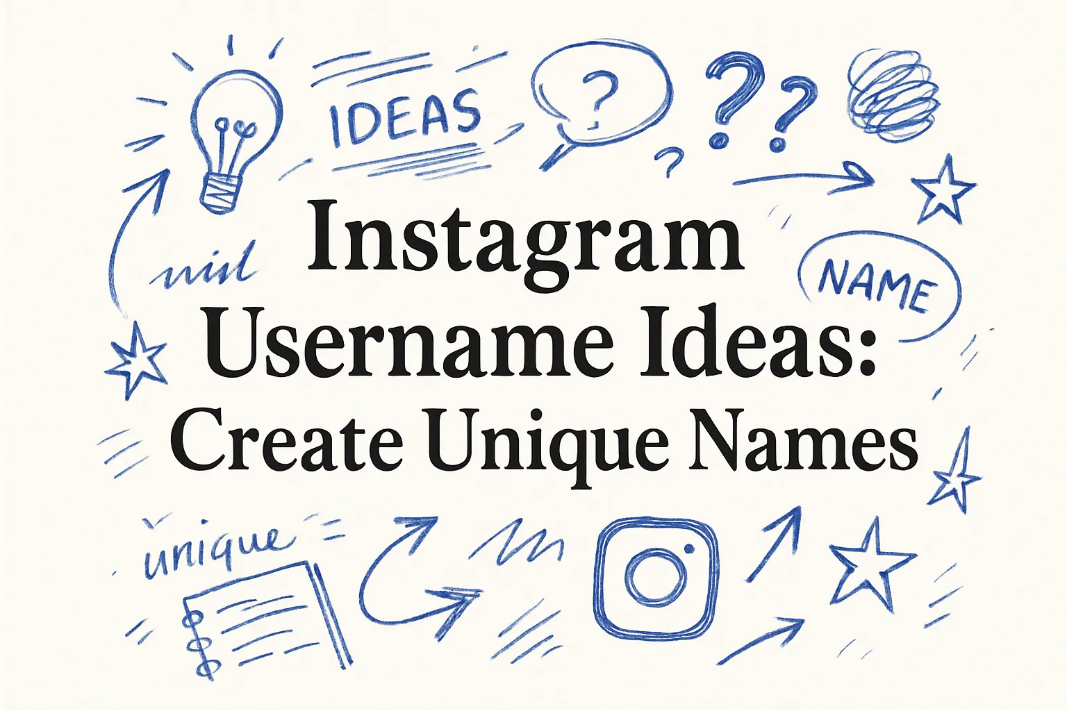 Instagram Username Ideas: Create Unique Names