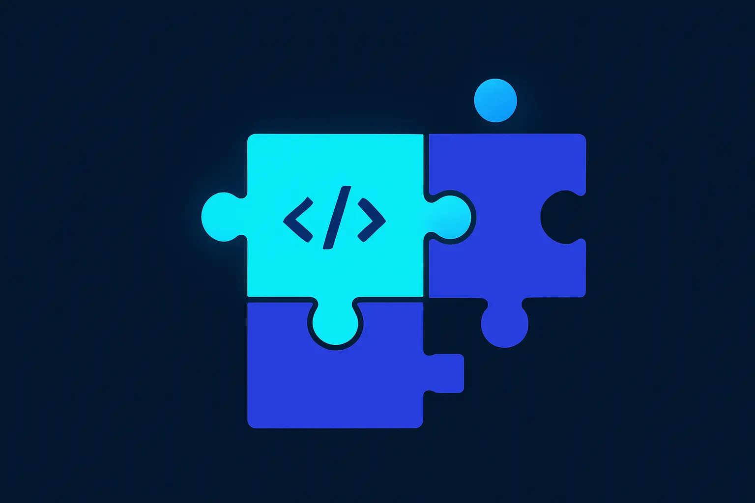Illustration of different API platforms as puzzle pieces fitting together