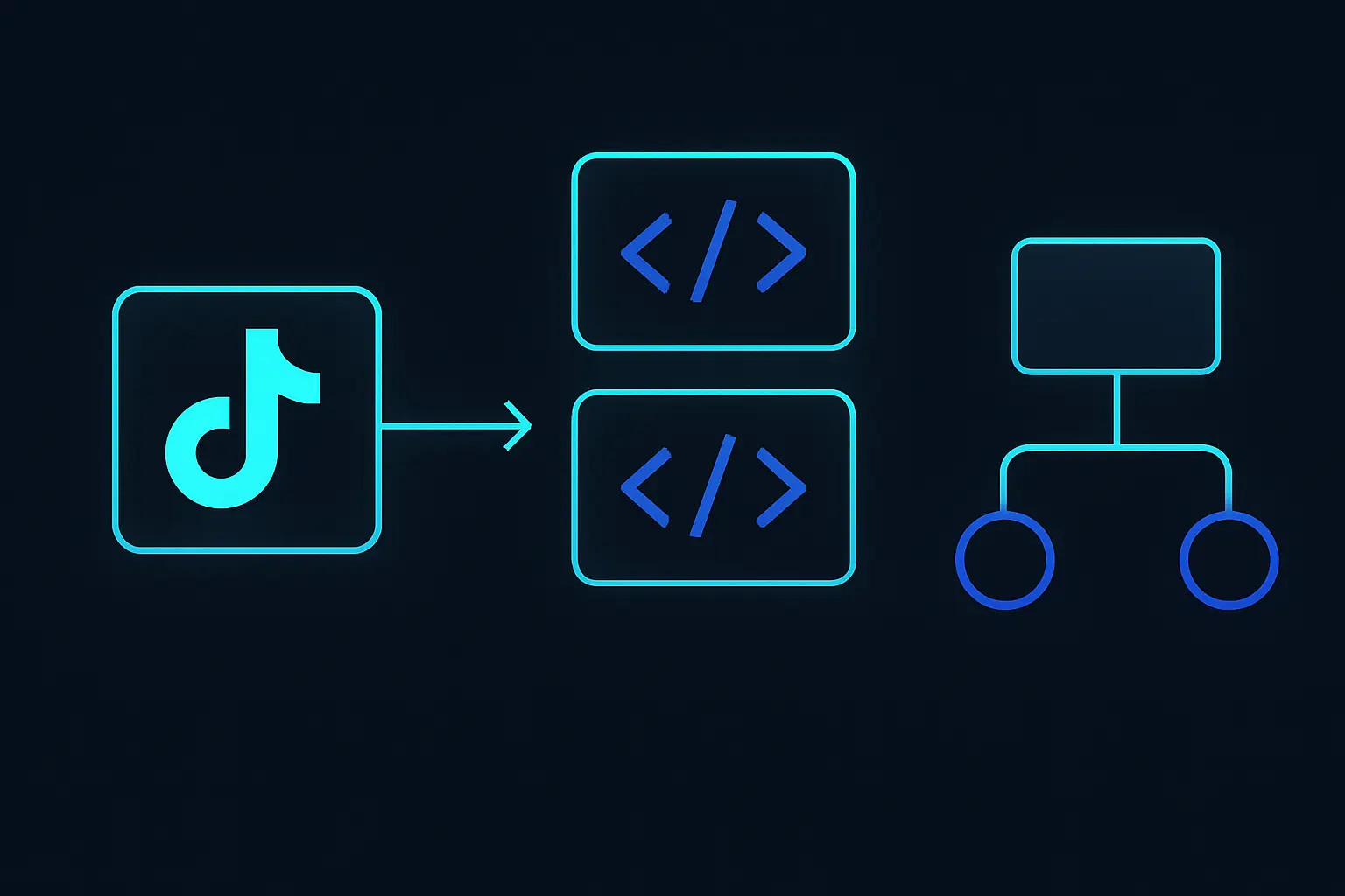 Diagram comparing official TikTok API, unofficial APIs, and managed services.