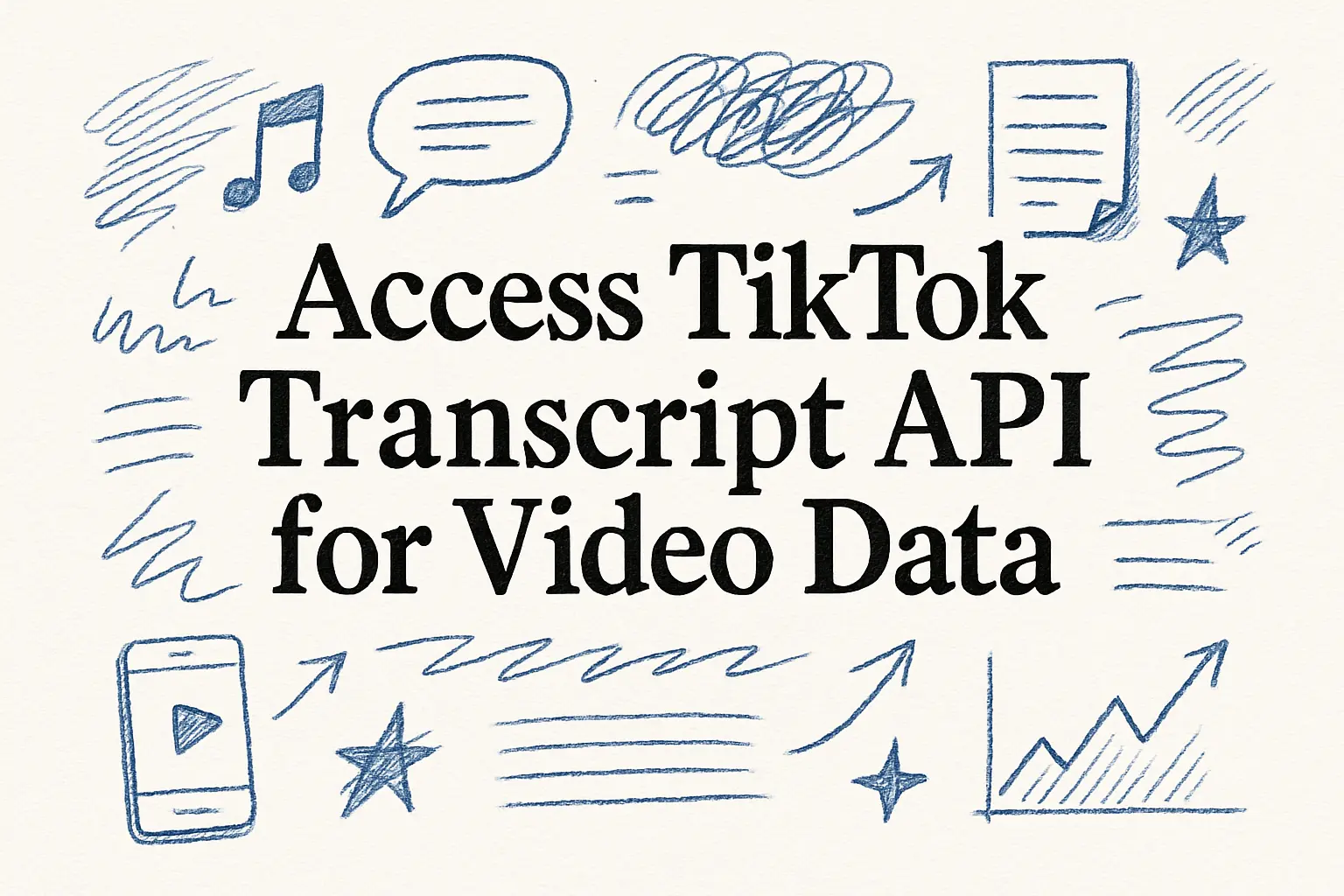 Access TikTok Transcript API for Video Data