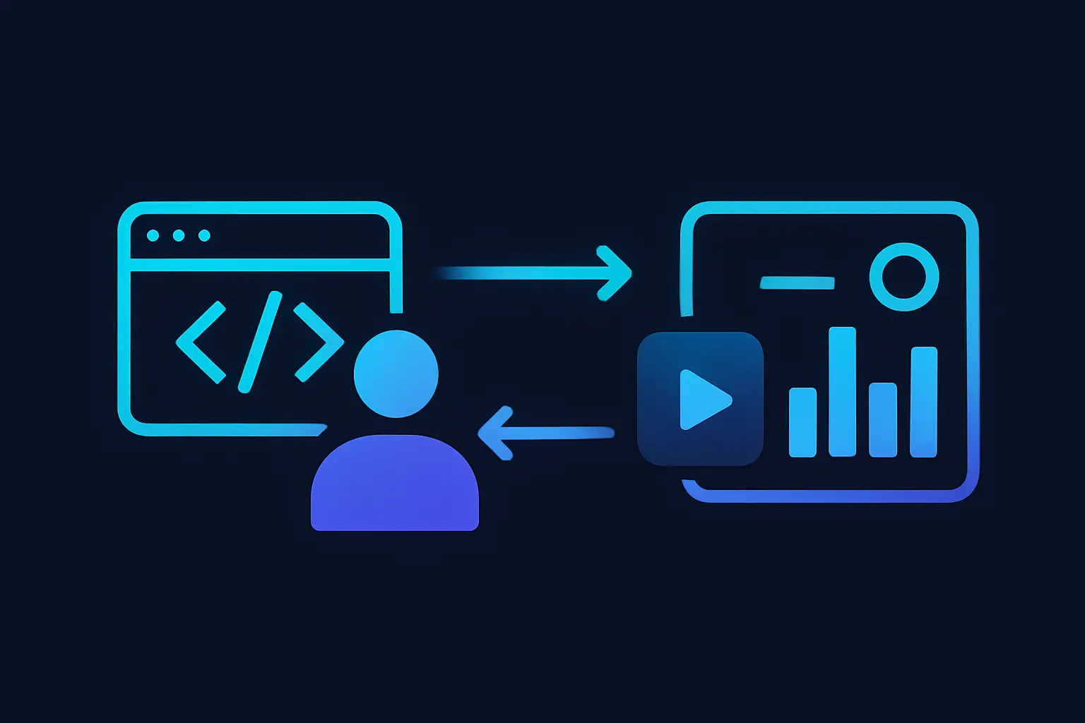 Diagram showing API request and response flow for fetching YouTube channel statistics