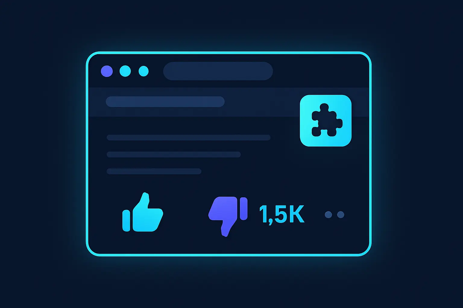 Browser extension interface showing restored dislike count